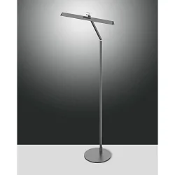 floor lamp BEBA CCT Switch, adjustable, with touch dimmer IP20, silver matt dimmable