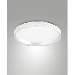 ceiling luminaire ISY Ø 35CM CCT Switch, with decorative ring, with spacer IP20, white dimmable