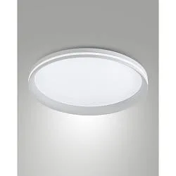 ceiling luminaire ISY Ø 45CM CCT Switch, with decorative ring, with spacer IP20, white dimmable