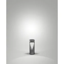 Pælelampe TEO 30 IP65, metallic, sort