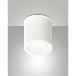 overflade lampe PACA rund IP20, satin, hvid