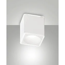 overflade lampe COIBA firkantet IP20, satin, hvid