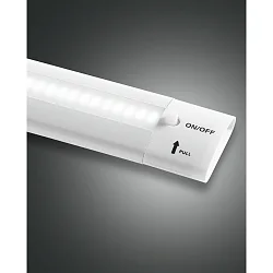 Fabas Luce GALWAY on/off LED Lys bar/Skab armatur, hvid, linse 120°, længde 30cm, 3000K