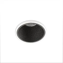 Indbygnings loftlampe FOX LED IP20, sort mat