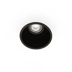 Indbygnings loftlampe FRESH GU10 IP44, sort mat