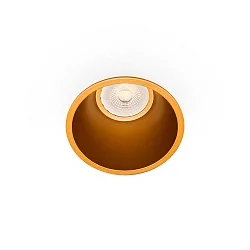 Indbygnings loftlampe FRESH GU10 IP44, guld mat