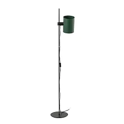 Standerlampe GUADALUPE E27 IP20, grøn, sort mat 