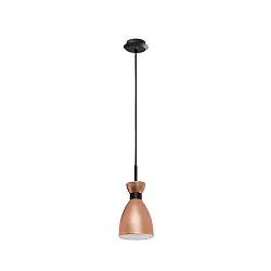 Pendel RETRO E14 IP20, kobber, mat 