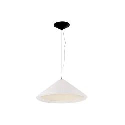 Pendel SAIGON IN 3-flammer E27 IP20, sort mat, naturlig farve 