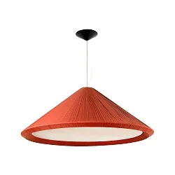 Pendel SAIGON IN 4-flammer E27 IP20, sort mat, terracotta 