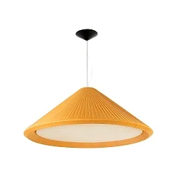 Pendel SAIGON IN 4-flammer E27 IP20, gul, sort mat 