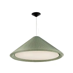 Pendel SAIGON IN 4-flammer E27 IP20, olivengrøn, sort mat 