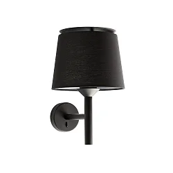 Væglampe SAVOY E27 IP20, sort mat 