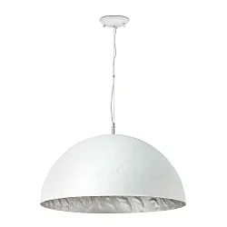 Pendel MAGMA E27 IP20, grå, hvid mat 