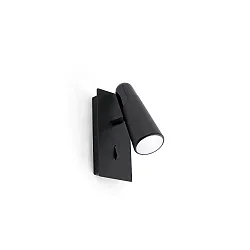 wall luminaire LAO LED IP20, black matt 
