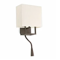 Væglampe VESPER E14 IP20, beige 