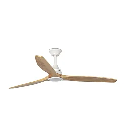 Loftsventilator ALO CCT med fjernbetjening IP20, hvid mat, fyrretræ