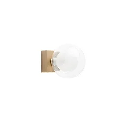 Væglampe PERLA G9 IP44, antik guld 