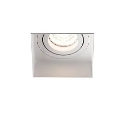 Indbygnings loftlampe HYDE SQ GU10 IP20, hvid mat 