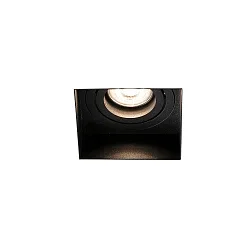 Indbygnings loftlampe HYDE SQ GU10 IP20, sort mat 
