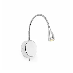 Væglampe LOKE LED IP20, chrom 