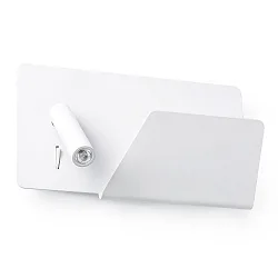 Væglampe SUAU LED IP20, hvid mat 
