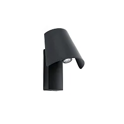 Væglampe LE LED IP20, sort mat 