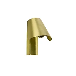 Væglampe LE LED IP20, guld, satin 