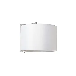 Væglampe SAHARA E27 IP20, chrom, hvid 