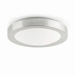 Badeværelse lampe LOGOS E27 IP44, grå, nikkel satin 