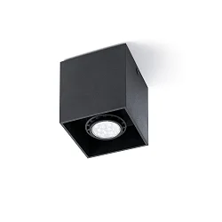 ceiling luminaire TECTO GU10 IP20, black matt 
