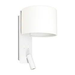 Væglampe FOLD E27 IP20, hvid mat 