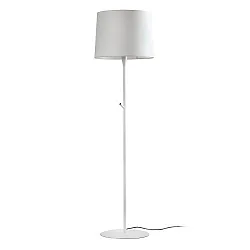 Standerlampe CONGA E27 IP20, hvid mat, elfenben 
