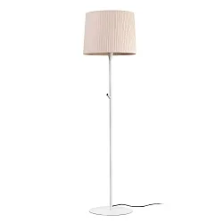 Standerlampe SAMBA E27 IP20, beige, hvid mat 