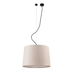 Pendel SAMBA E27 IP20, beige, sort mat 