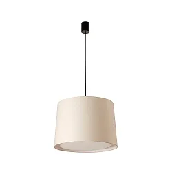 Pendel CONGA E27 IP20, beige, sort mat 
