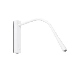Væglampe FLIN LED IP20, hvid mat 