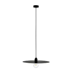 Pendel PLAT E27 IP20, sort mat 