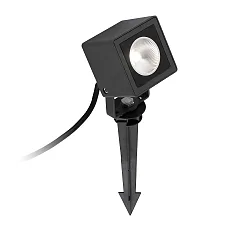 Jordspydslampe SOBEK LED IP65, mørkegrå 