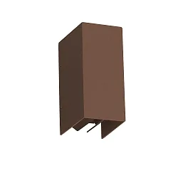 Udendørs wall luminaire BLIND up / down, 2-flammer LED IP65, rustbrun 