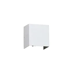 Udendørs wall luminaire OLAN 2-flammer LED IP65, hvid mat 