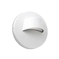 Udendørs wall luminaire BROW LED IP44, hvid mat 