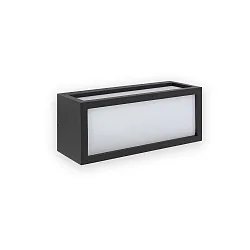 Udendørs wall luminaire TEJO E27 IP54, mørkegrå 