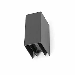 Udendørs wall luminaire BLIND up / down, 2-flammer LED IP65, mørkegrå 