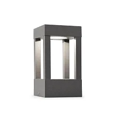 Pælelampe AGRA 200 LED IP55, mørkegrå 