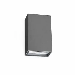 Udendørs wall luminaire LING 2-flammer LED IP54, mørkegrå 