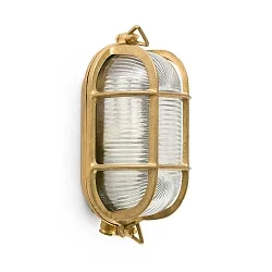 Udendørs wall luminaire CABO E27 IP44, messing 