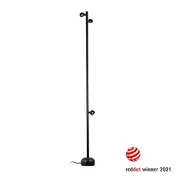 Gulvlampe BROT 1800 LED IP65, sort 