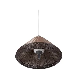 pendant luminaire SAIGON OUT E27 IP44, dark grey 