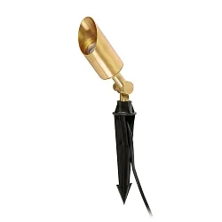 gorund spike luminaire ANDY GU10 IP65, gold, satined 